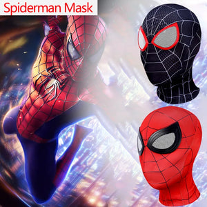 Spider Man Masks Superhero Miles Morales Spiderman Cosplay Mask for Adults Boys Girls Carnival Halloween Cosplay Costume Props