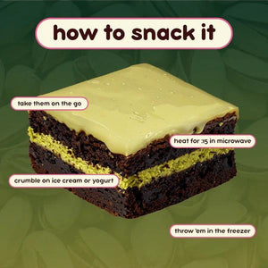 Dubai Chocolate Prime Bites - Preorder Ships 12/5 - 12 Pack - Protein Brownies with 19G Protein and 5G Collagen Snack - Fresh Baked High Protein Snack W/ Low Sugar