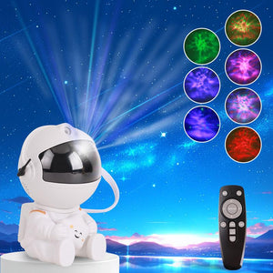 AMYTHYLLA Astronaut Projector LED Night Lights for Bedroom Cozy Corner, Mini Table Galaxy Projector Lamp with Nebula Effects, Starry Star Projector LED Light with Remote Controller for Living Room Decor, Summer Gift, Bedroom Decor, Indoor Cozy Lighting4