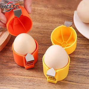 Eggshell Separator Handheld Eggshell Opener Household Egg Cutting Tool Portable Egg Cracking Tool for Home Kitchen Baking