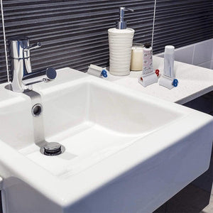 3 Counts Rolling Tube Toothpaste Squeezer Toothpaste Seat Holder Stand Rotate Toothpaste Dispenser for Bathroom Gift Hand Plastic Aluminium Cream Tool Manual Toothpaste Wringer.