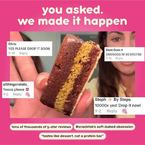 Dubai Chocolate Prime Bites - Preorder Ships 12/5 - 12 Pack - Protein Brownies with 19G Protein and 5G Collagen Snack - Fresh Baked High Protein Snack W/ Low Sugar