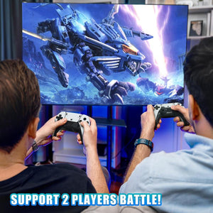 M15 Retro Game Console - 40,000+ Games, 20+ Emulators, 4K No Latency Output, Dual Wireless Controllers, 128GB TF Card, TV Game Stick​​ for Holiday Birthday Gift