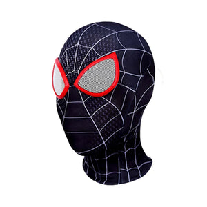 Spider Man Masks Superhero Miles Morales Spiderman Cosplay Mask for Adults Boys Girls Carnival Halloween Cosplay Costume Props
