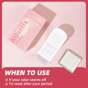 Atlantix-Snow Lotus Patches -7 Plant Extracts, Gentle Daily Care, Ph Balance & Fresh Feel-（8 Count）