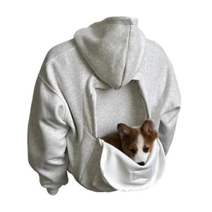 Lightweight Suede Lining Hoodie Versatile Travel Sweatshirt Backpack Hoodie Sweater for Men Women Lightweight Travel Cardigan