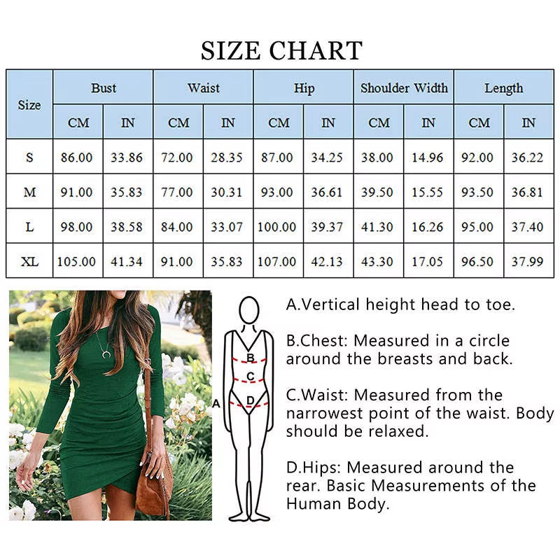 Women'S Elegant Slim Short Dress Eco-Friendly Pleated Long Sleeve Wrap Front Solid Color Basic Fit XS Size Casual Mini Weaving