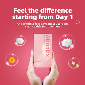 Atlantix-Snow Lotus Patches -7 Plant Extracts, Gentle Daily Care, Ph Balance & Fresh Feel-（8 Count）