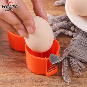 Eggshell Separator Handheld Eggshell Opener Household Egg Cutting Tool Portable Egg Cracking Tool for Home Kitchen Baking